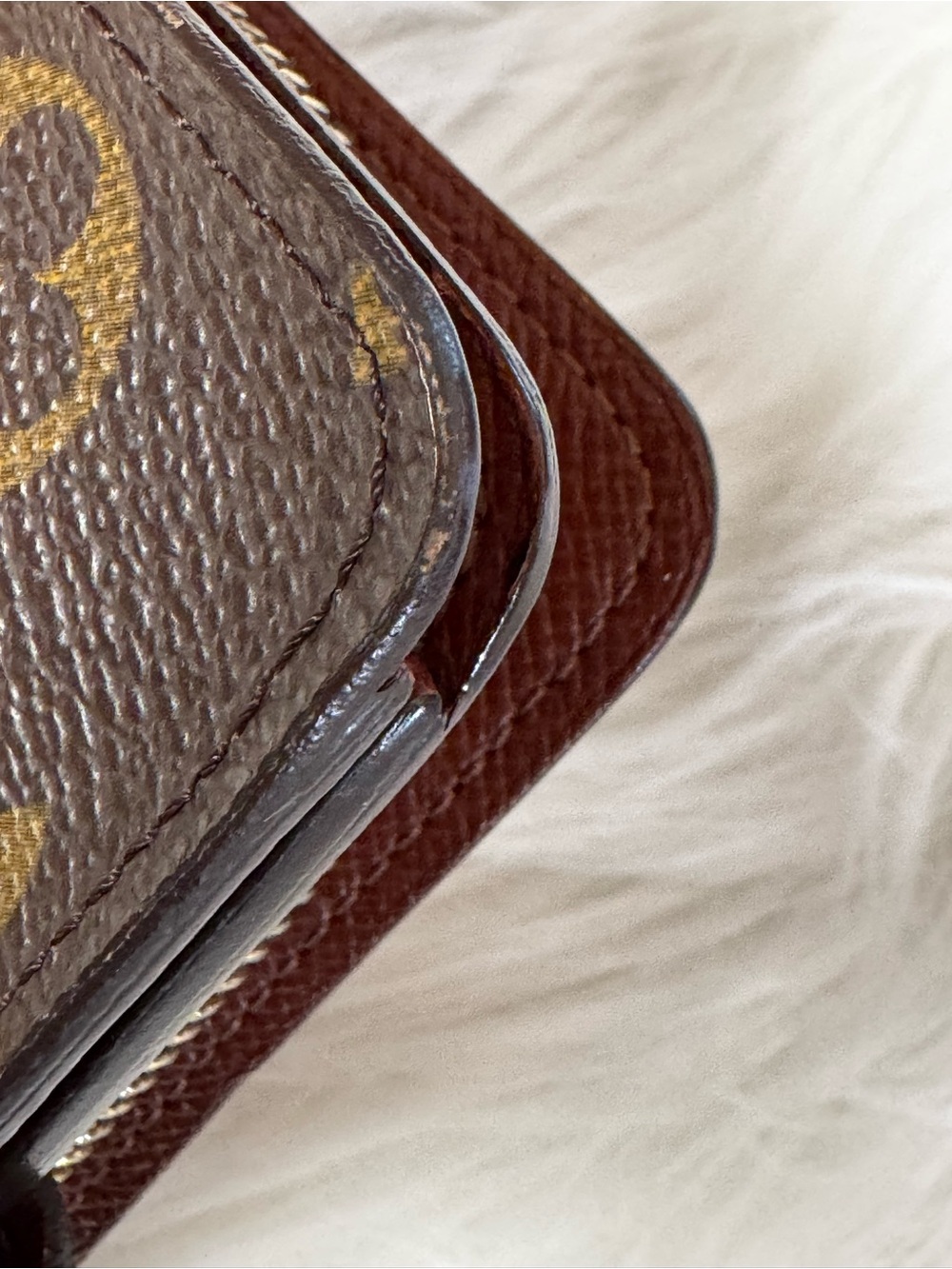 Louis Vuitton LV Monogram Compact VTG Zip Wallet Coin Compartment with Dust Bag - Picture 7 of 17